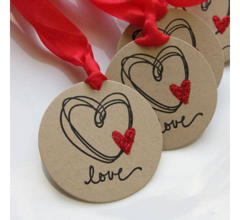 Heart Shape Tags