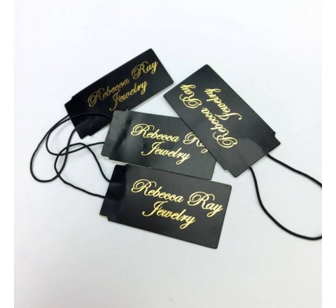 Metallic Jewelry Hang Tags