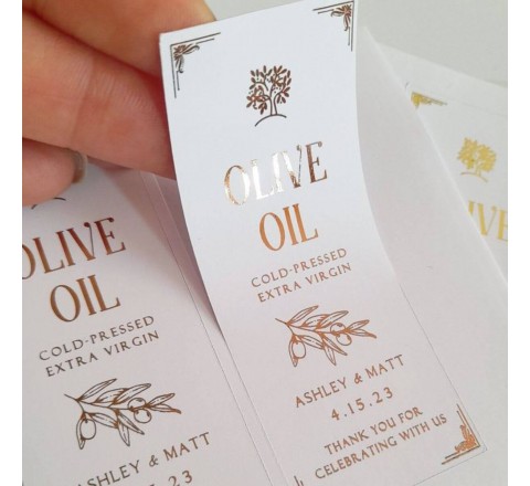 Oil Bottle Tags