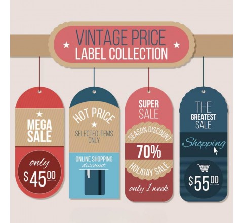 Price Tags Cardboard