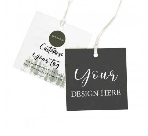 Square Clothing Hang Tags