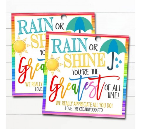 Umbrella Hang Tags