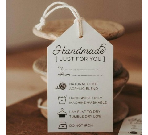 Washing Instruction Tags