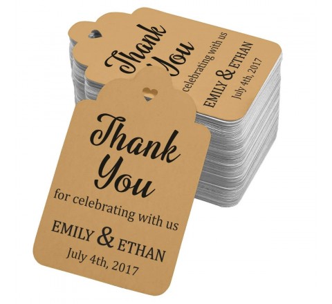 Wedding Favor Hang Tags