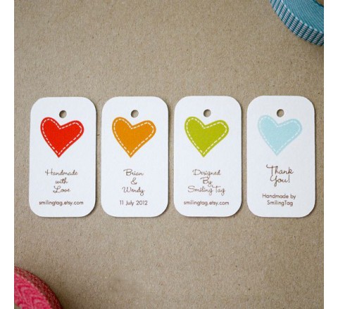 Custom card hang tags