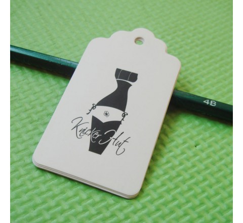 Die cut Apparel Hang Tags